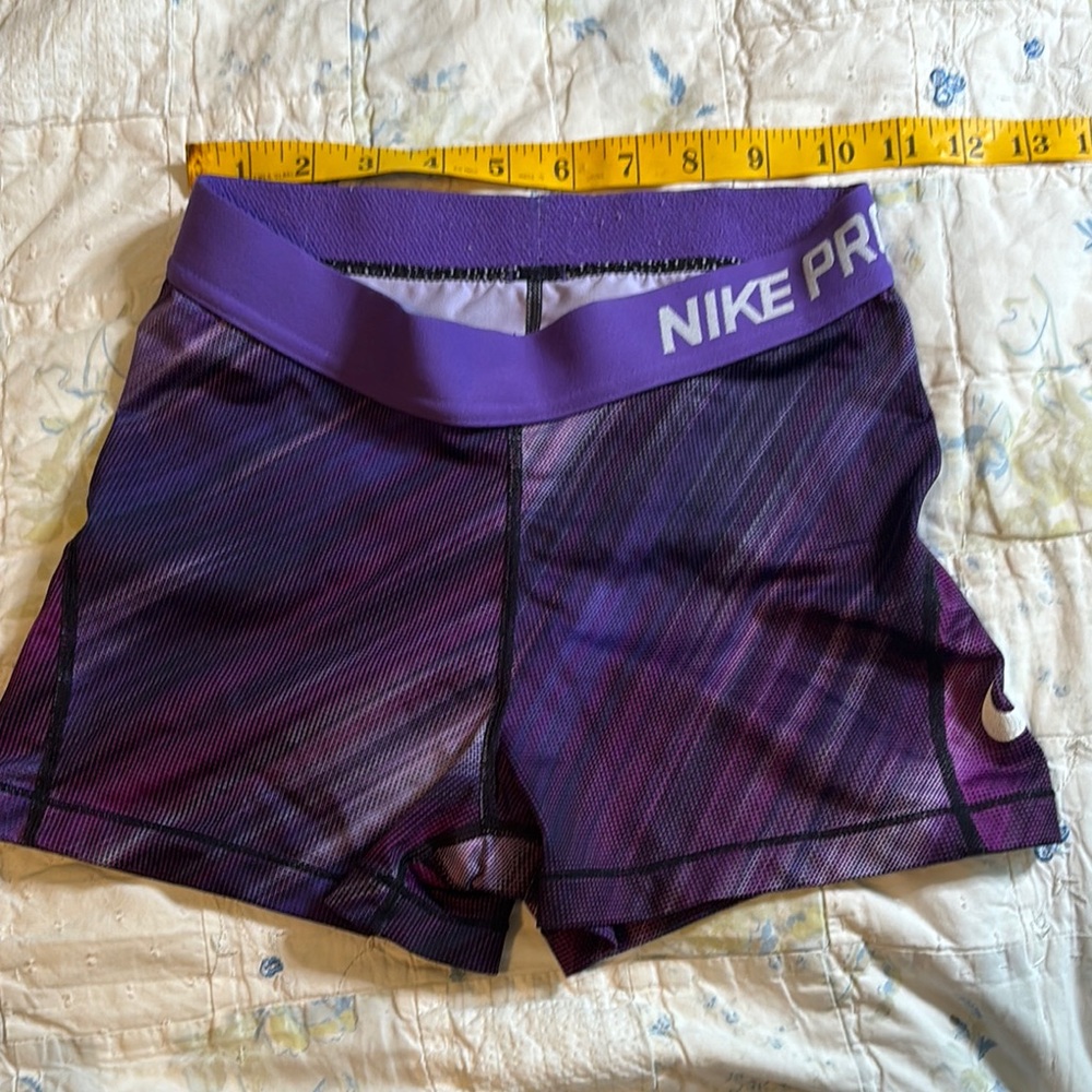 Nike Purple Athletic Shorts with Moisture-Wicking Fabric